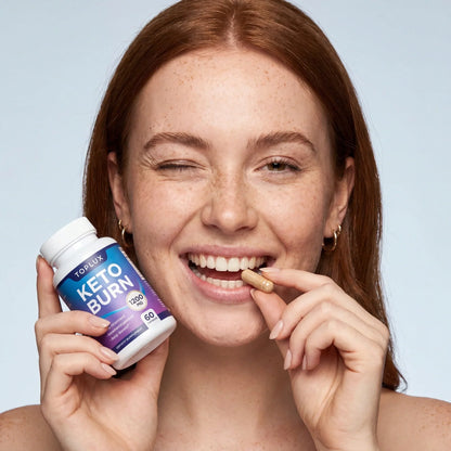Keto Burn - Daily Energy & Metabolism Support (Vegan, 60 Capsules)